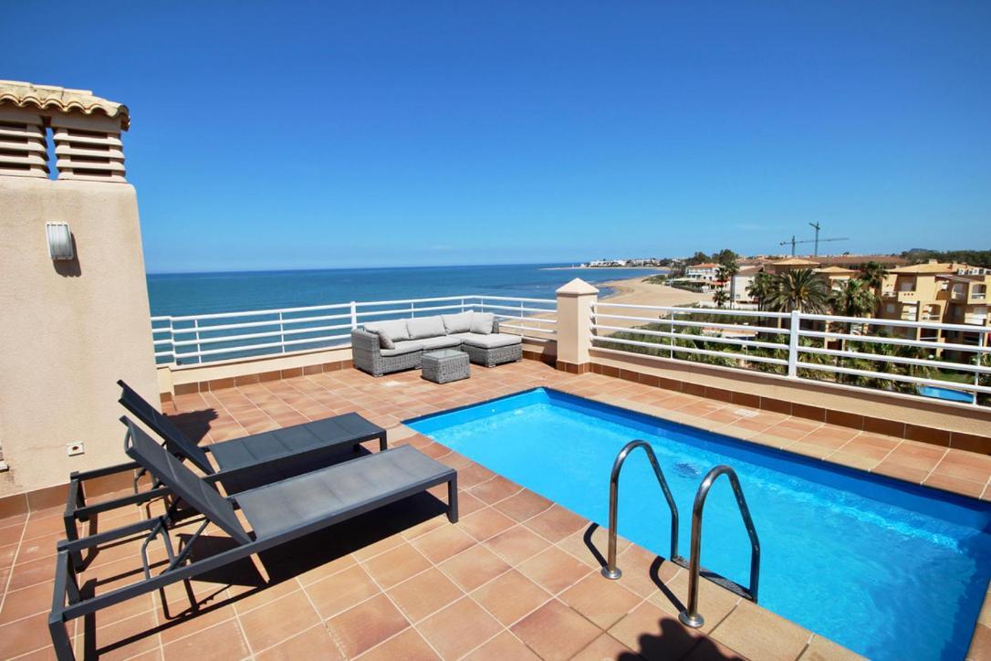 Atico Frontal Al Mar Con Piscina Privada By Homeprive Denia Dış mekan fotoğraf